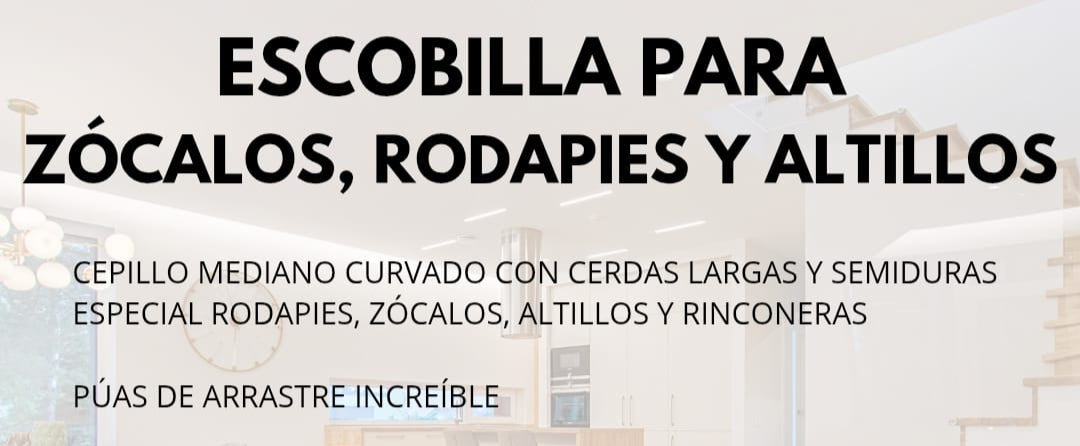 ESCOBA A ELEGIR: INTERIOR, MIXTA O ZÓCALOS