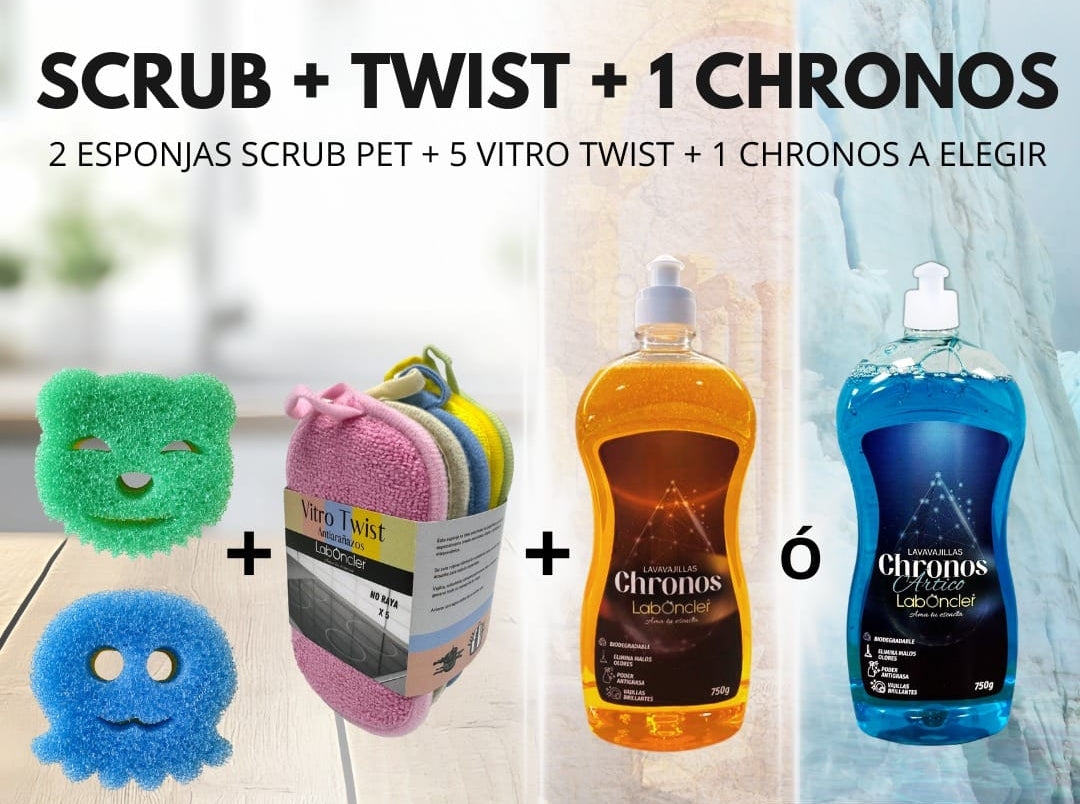 SCRUB PET + VITRO TWIST + CHRONOS