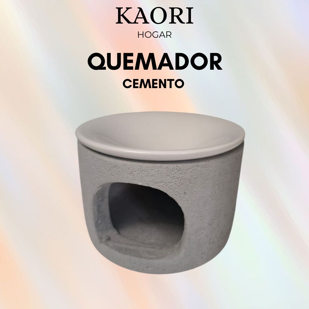 QUEMADOR PARA WAX MELTS - CEMENTO