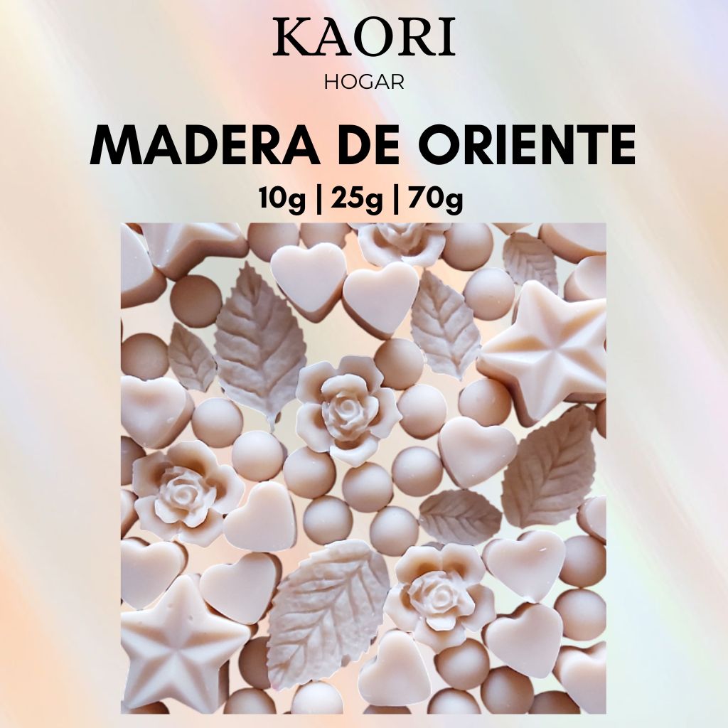 MADERA DE ORIENTE - WAX MELTS DE SOJA 100% NATURAL CON ESENCIA PREMIUM
