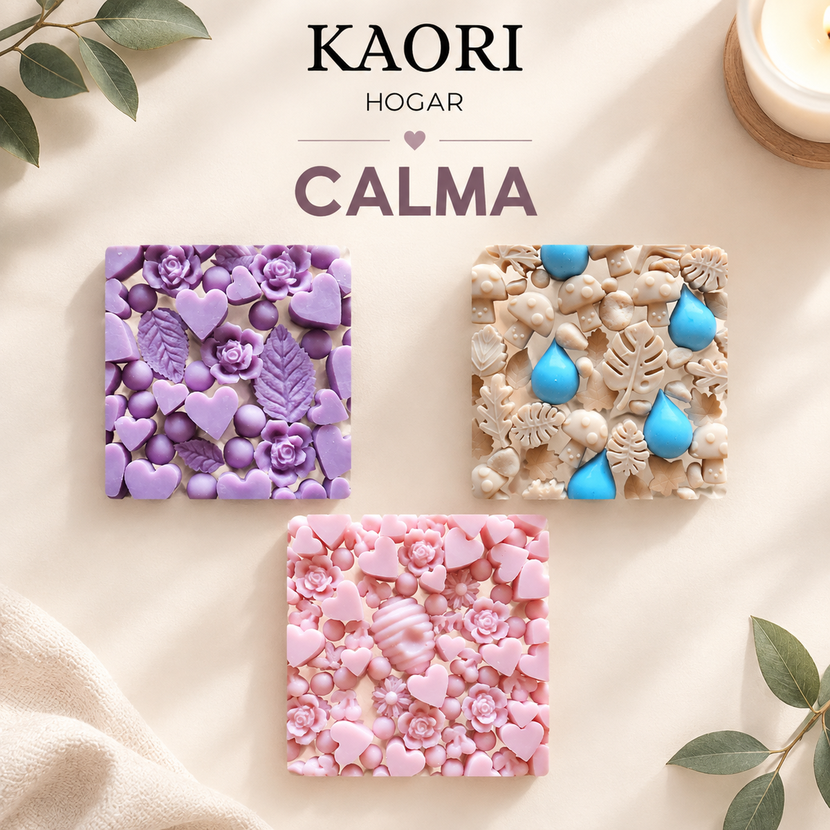 PACK CALMA - JARDÍN ZEN, SAKURA Y BAMBÚ, TIERRA MOJADA