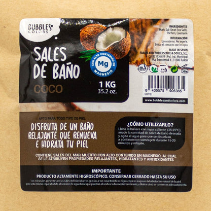 SALES DE BAÑO RICAS EN MAGNESIO - AROMA COCO