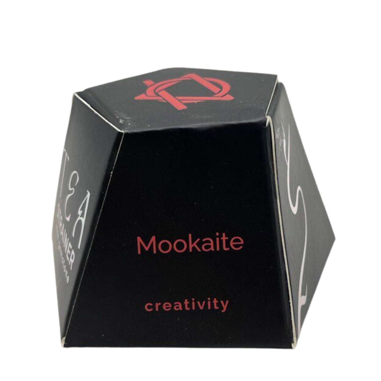 COLADOR DE TÉ CON PIEDRA PRECIOSA - JASPE MOKAÍTA