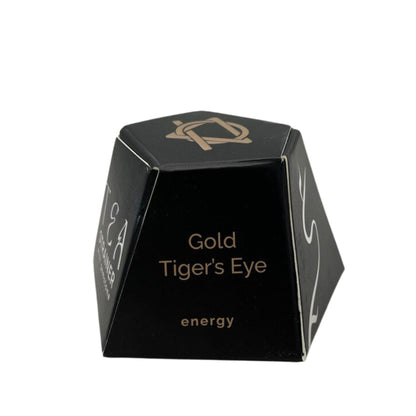COLADOR DE TÉ CON PIEDRA PRECIOSA - OJO DE TIGRE