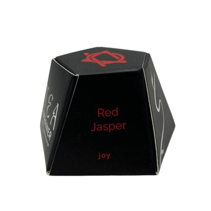 COLADOR DE TÉ CON PIEDRA PRECIOSA - JASPE ROJO