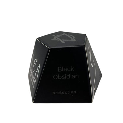 COLADOR DE TÉ CON PIEDRA PRECIOSA - OBSIDIANA NEGRA