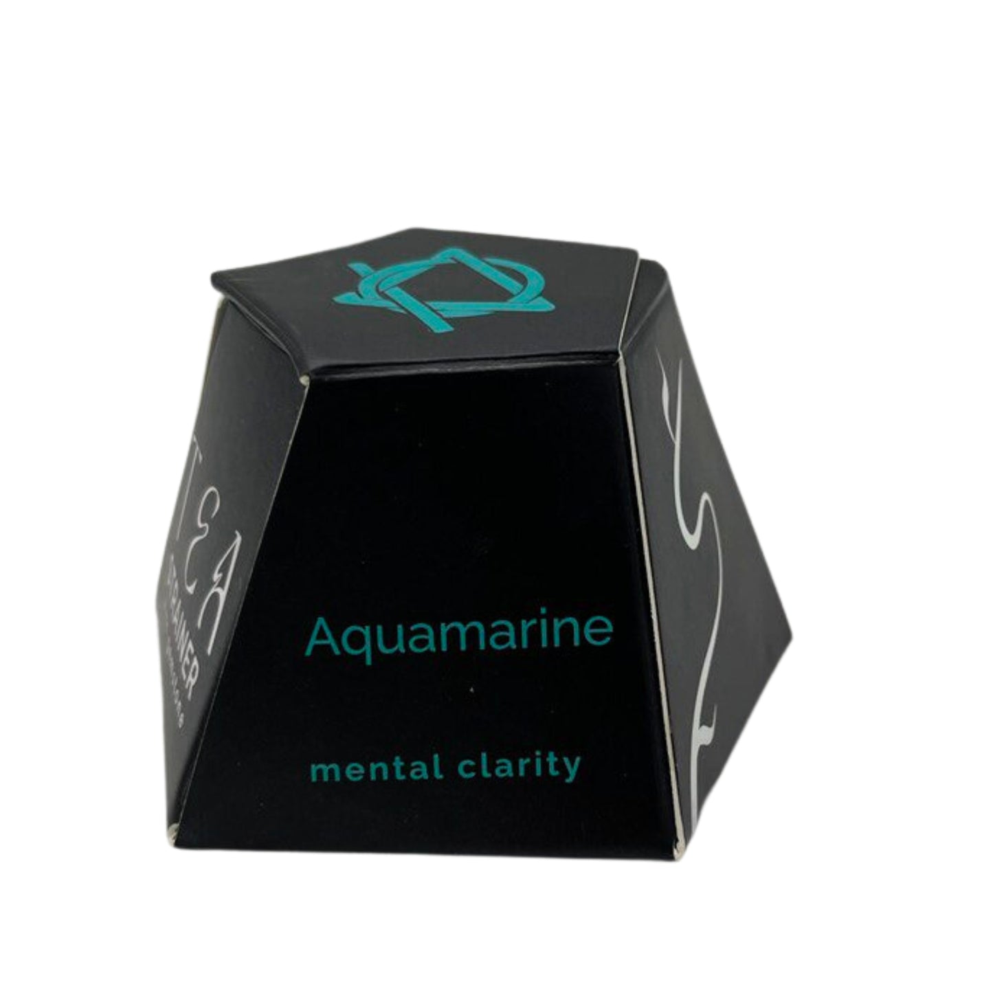 COLADOR DE TÉ CON PIEDRA PRECIOSA - AGUAMARINA