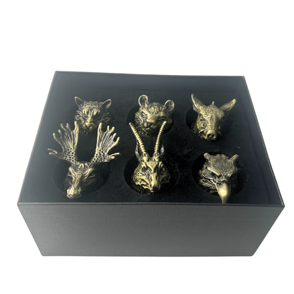 VASOS DE CRIATURAS MÍSTICAS Y SALVAJES DEL BOSQUE - 6 UNIDADES DE 50ML