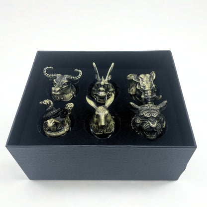 VASOS DE CRIATURAS MÍSTICAS Y SALVAJES DEL BOSQUE - 6 UNIDADES DE 50ML