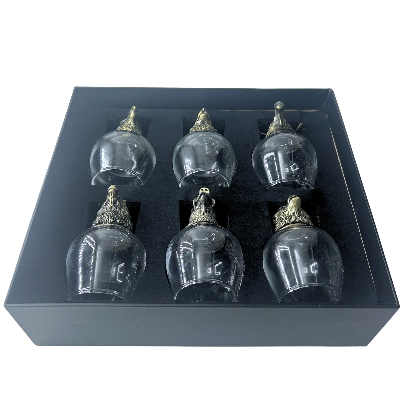 VASOS DE CRIATURAS MÍSTICAS Y SALVAJES DEL BOSQUE - 6 UNIDADES DE 100ML