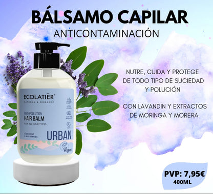 BÁLSAMO ANTICONTAMINACIÓN PARA TODO TIPO DE CABELLO
