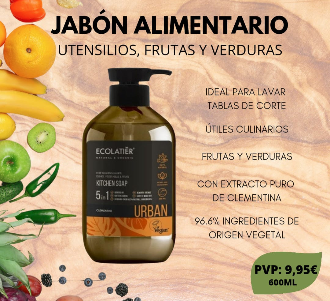 JABÓN LÍQUIDO DE COCINA CLEMENTINA
