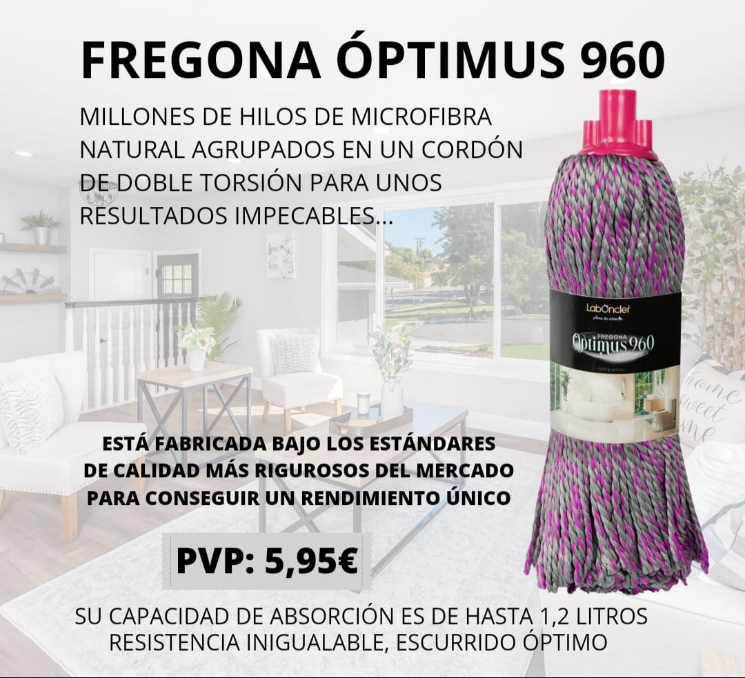 FREGONA (a elegir): ÓPTIMUS 960 O TRAPEADORA MÁGICA