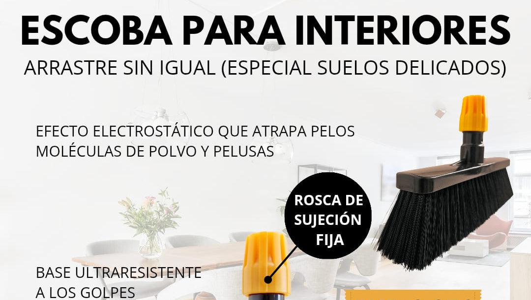 ESCOBA A ELEGIR: INTERIOR, MIXTA O ZÓCALOS