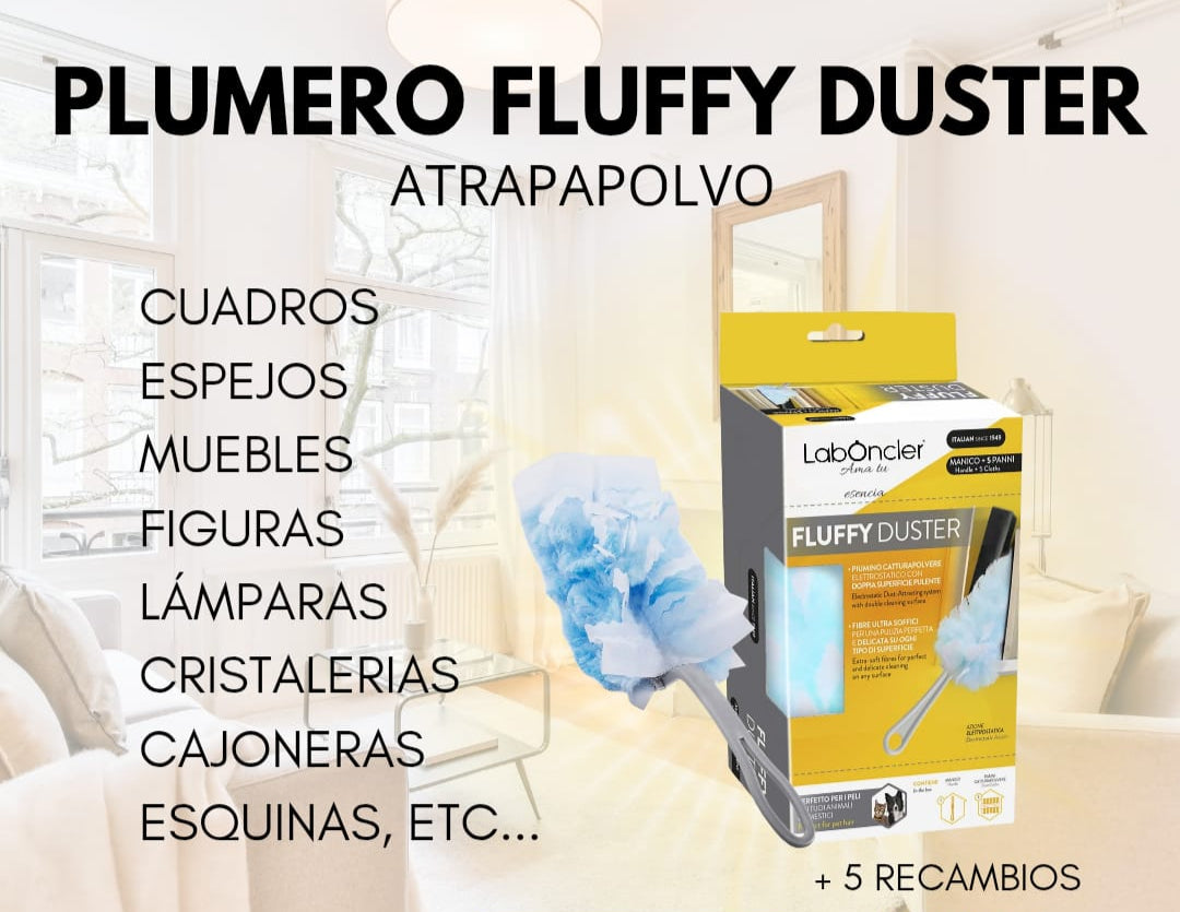 PLUMERO FLUFFY + 5 RECAMBIOS