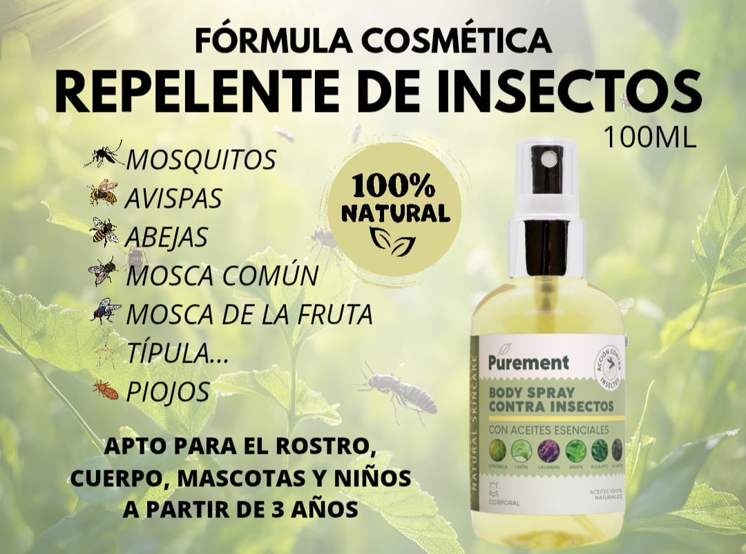 REPELENTE COSMÉTICO DE INSECTOS