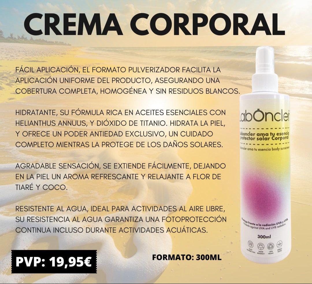 PROTECTOR SOLAR CORPORAL SPF 50 - 300ML