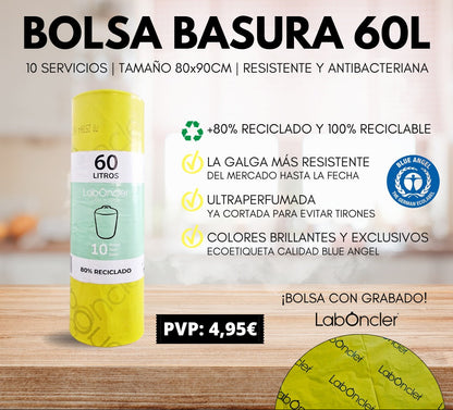 BOLSA DE BASURA | RESISTENTE Y ANTIBACTERIANA
