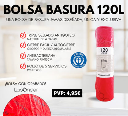 BOLSA DE BASURA | RESISTENTE Y ANTIBACTERIANA