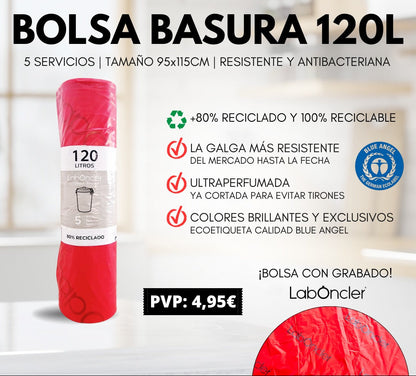 BOLSA DE BASURA | RESISTENTE Y ANTIBACTERIANA