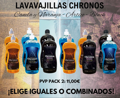 LAVAVAJILLAS MANUAL CHRONOS - PACK 2 UDS.