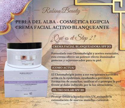 PACK DESPIGMENTANTE PERLA DEL ALBA STEP 1 + STEP 2 RUBINA BEAUTY