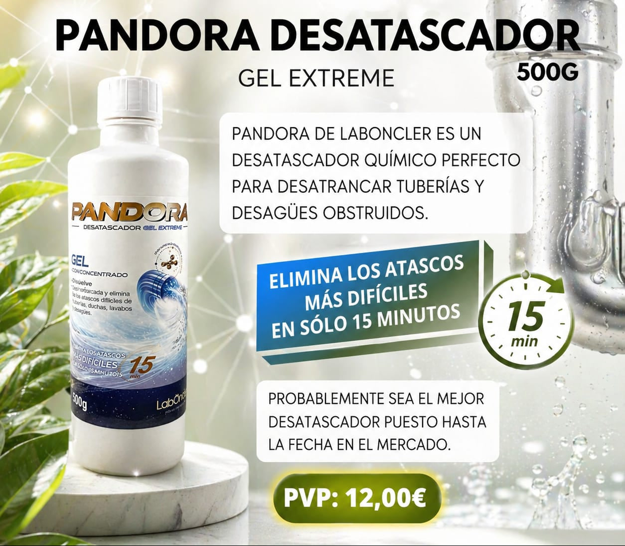 PANDORA DESATASCADOR GEL EXTREME