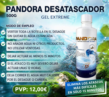 PANDORA DESATASCADOR GEL EXTREME