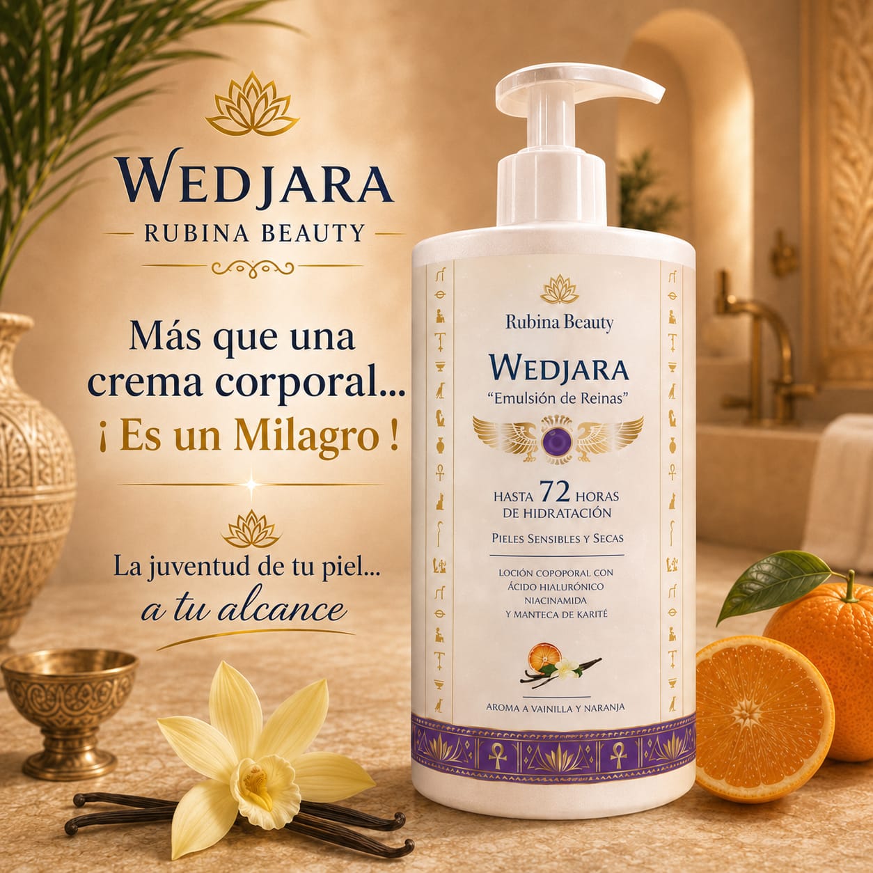 WEDJARA LOCIÓN CORPORAL - RUBINA BEAUTY