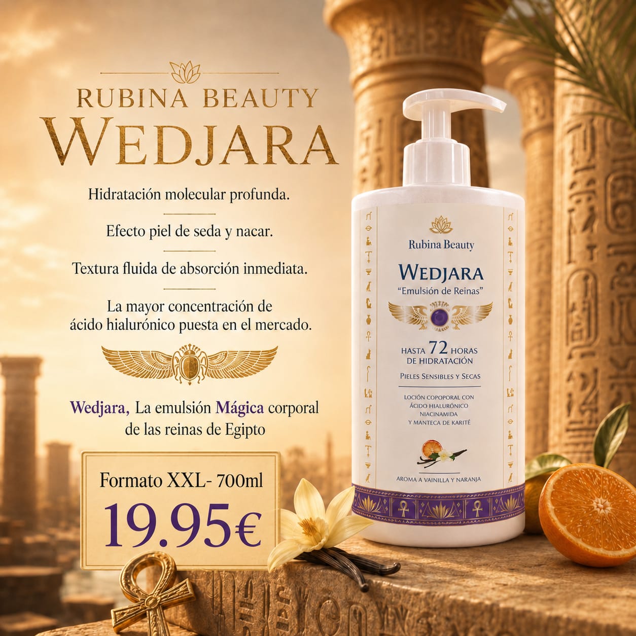 WEDJARA LOCIÓN CORPORAL - RUBINA BEAUTY