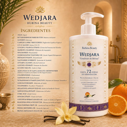 WEDJARA LOCIÓN CORPORAL - RUBINA BEAUTY