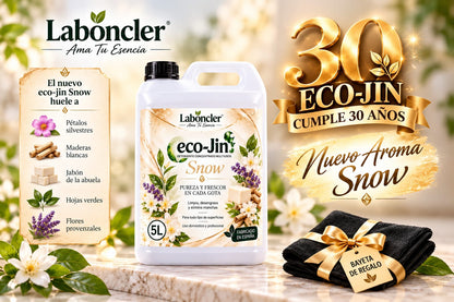 ECO-JIN SNOW GARRAFA 5L + BAYETA NEGRA DE REGALO