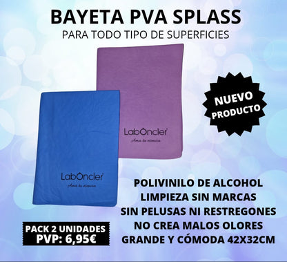PACK 2 BAYETAS PVA SPLASS