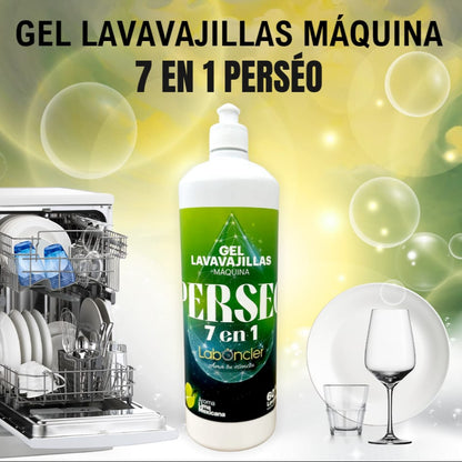 PERSEO LAVAVAJILLAS MÁQUINA EN GEL - 7 EN 1 - 1,2Kg