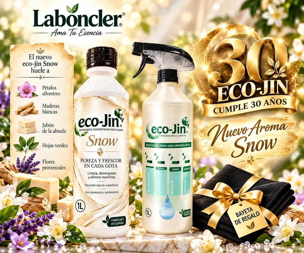 ECO-JIN SNOW 1L CON DIFUSOR + BAYETA NEGRA DE REGALO