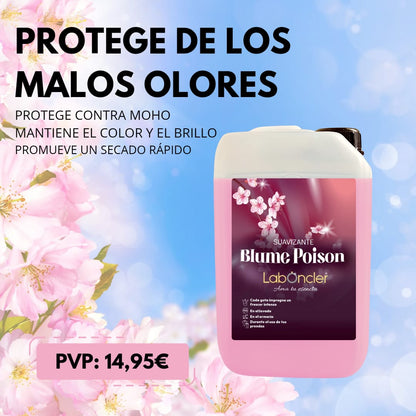 DETERGENTE GEL ACTIVO O SUAVIZANTE BLUME POISON