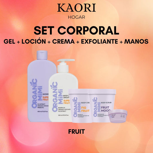 SET CORPORAL FRUIT - FÓRMULAS NATURALES PARA TODO TIPO DE PIEL