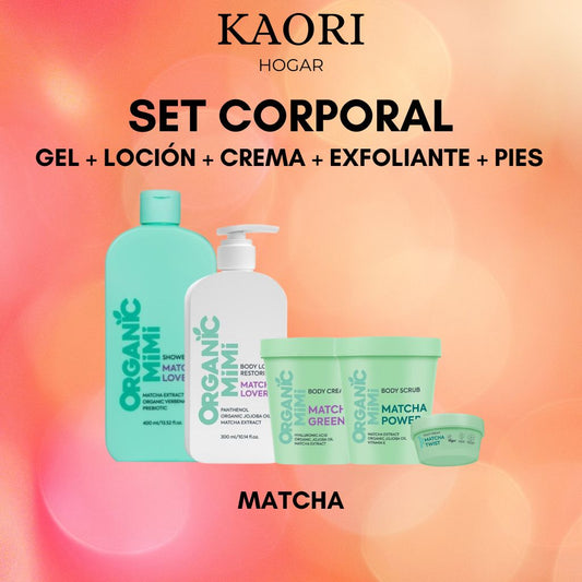 SET CORPORAL MATCHA - FÓRMULAS NATURALES PARA TODO TIPO DE PIEL