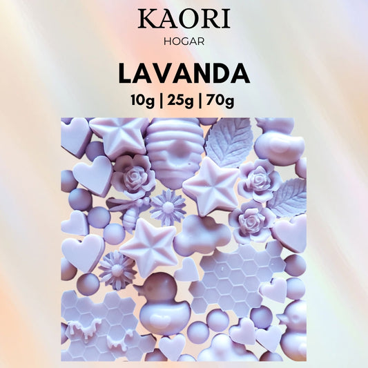 LAVANDA - WAX MELTS DE SOJA 100% NATURAL CON ESENCIA PREMIUM