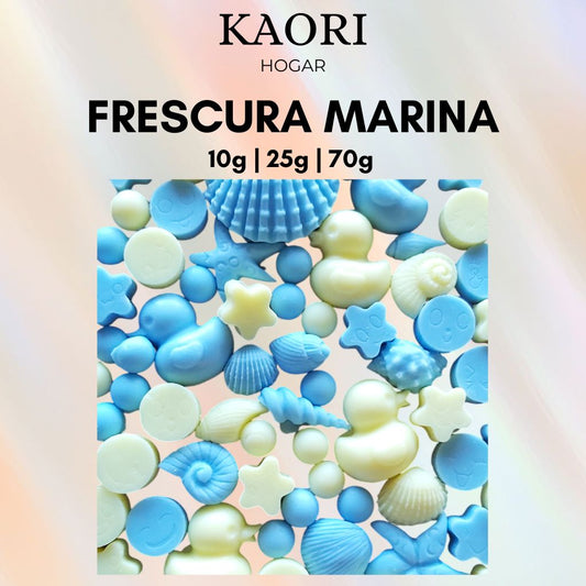 FRESCURA MARINA - WAX MELTS DE SOJA 100% NATURAL CON ESENCIA PREMIUM