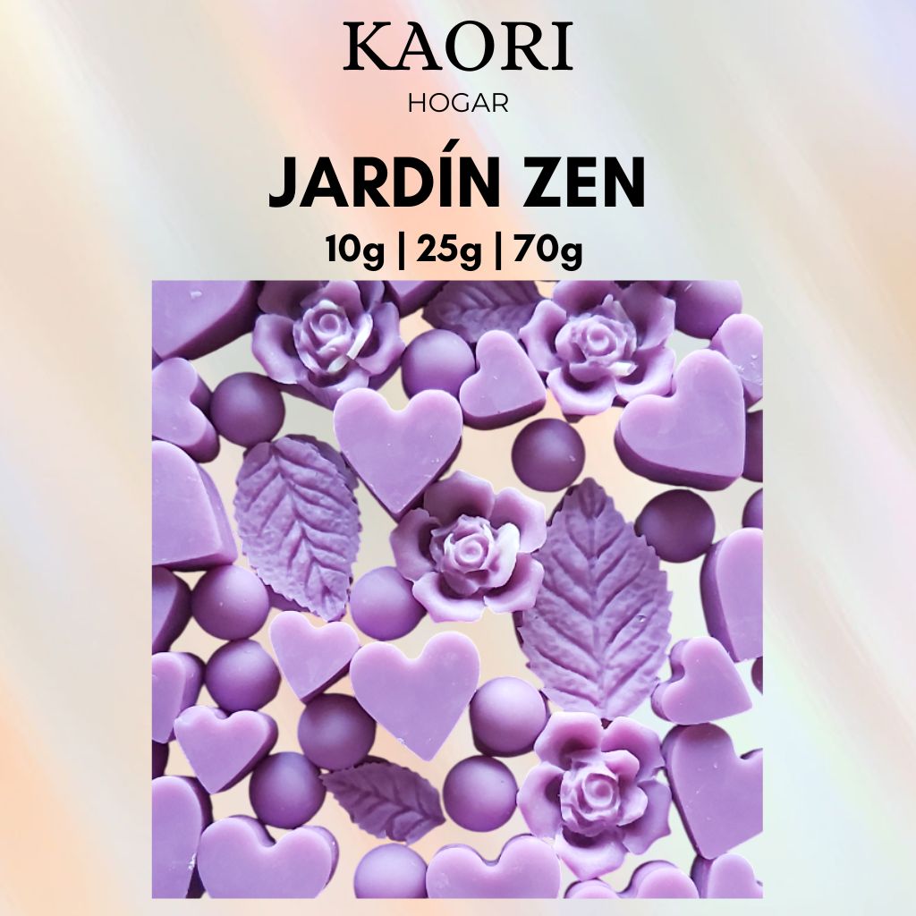 JARDÍN ZEN - WAX MELTS DE SOJA 100% NATURAL CON ESENCIA PREMIUM