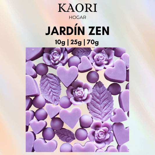 JARDÍN ZEN - WAX MELTS DE SOJA 100% NATURAL CON ESENCIA PREMIUM