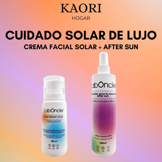 PACK CUIDADO SOLAR LUJO: CREMA FACIAL SOLAR SPF50+ + AFTER SUN