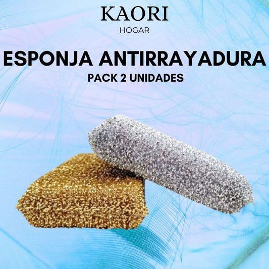 ESPONJAS ANTIRRAYADURAS - PACK 2 UDS. ORO Y PLATA
