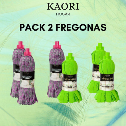 PACK 2 FREGONAS