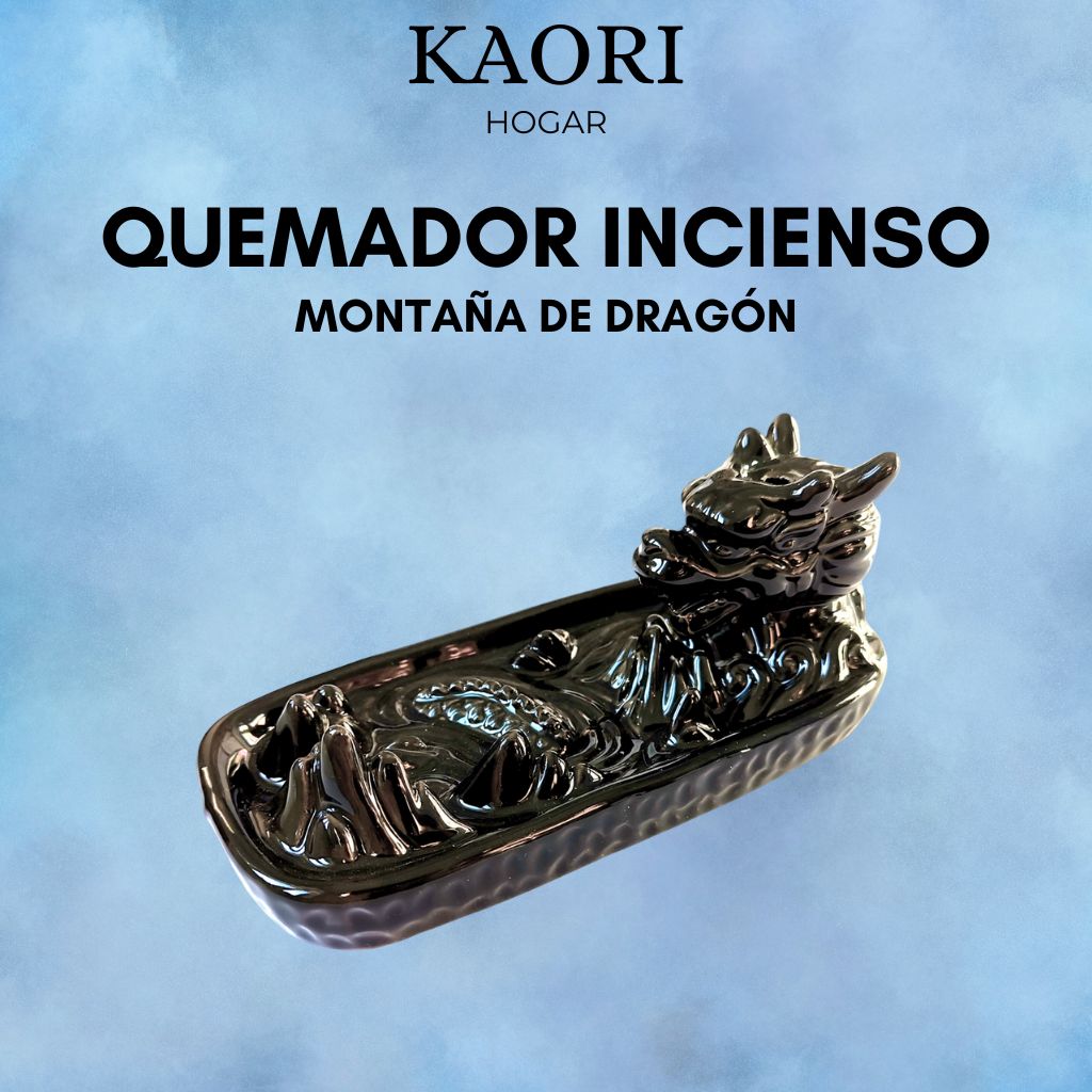 QUEMADOR DE INCIENSO DE FLUJO INVERSO - MONTAÑA DE DRAGÓN