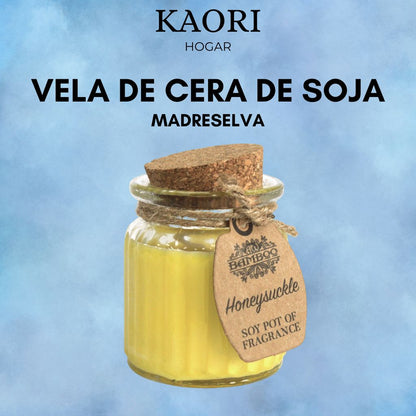 VELA DE CERA DE SOJA EN TARRO - MADRESELVA
