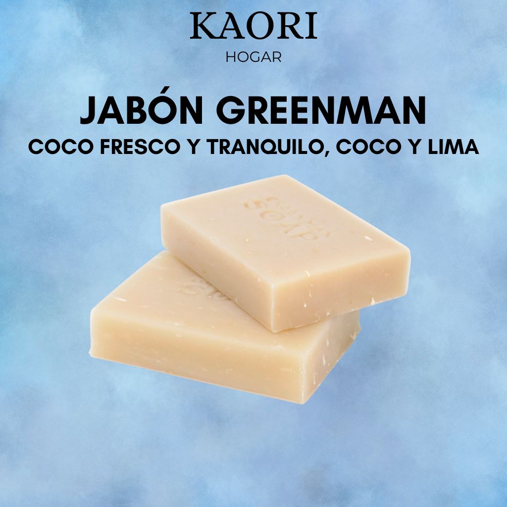 JABÓN GREENMAN 100G - COCO FRESCO Y TRANQUILO, COCO Y LIMA