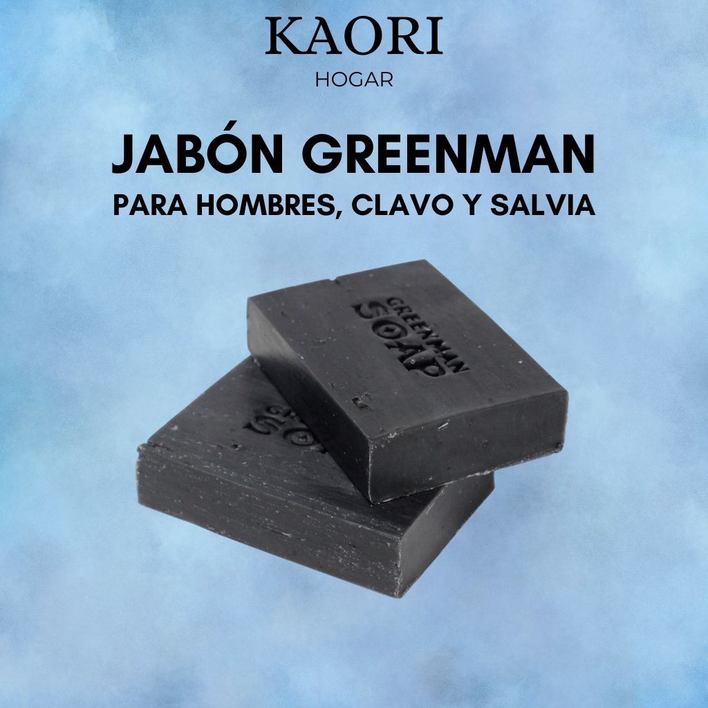 JABÓN GREENMAN 100G - PARA HOMBRES, CLAVO Y SALVIA