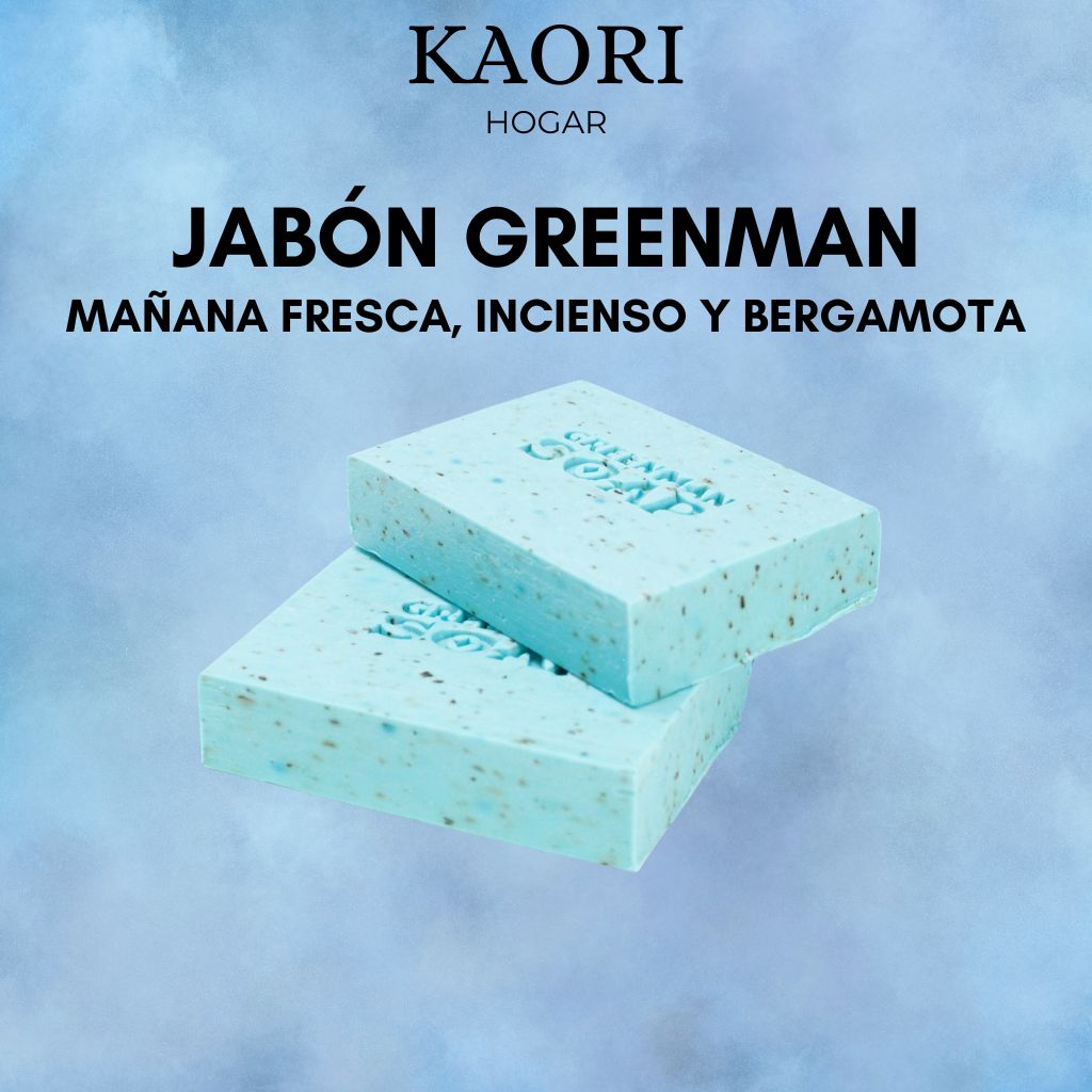 JABÓN GREENMAN 100G - MAÑANA FRESCA, INCIENSO Y BERGAMOTA
